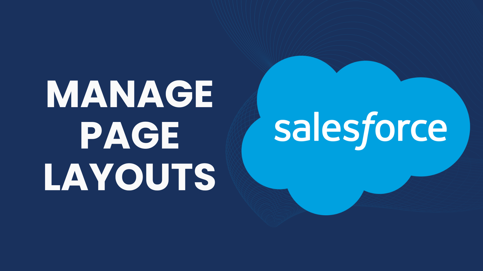 Manage Page Layout - Salesforce Mamba