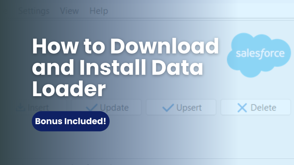 How to Download and Install Data Loader