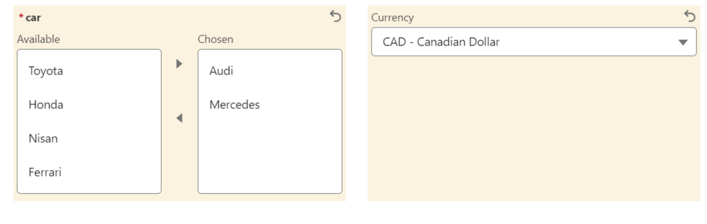 This image shown Multi-Select Picklist
While  Use Picklist Fields in Salesforce